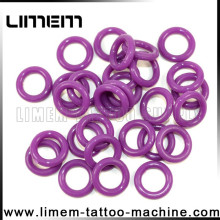 Vente chaude plus récent style Tattoo Machine Purple Silicone O Ring